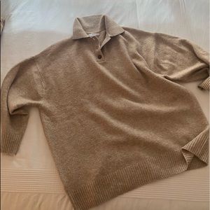 Mango Oversized knit polo